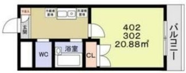 アトムパレスの物件間取画像